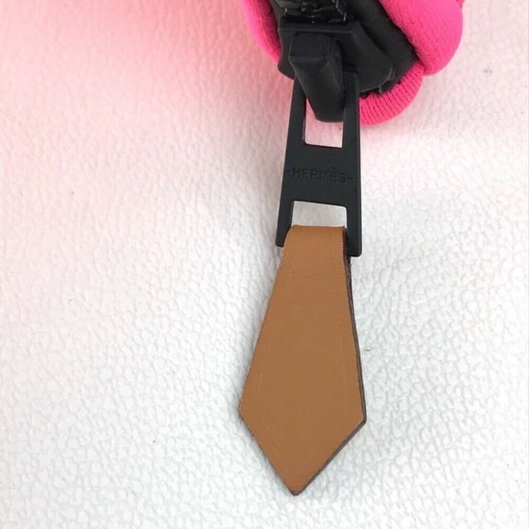 HERMES Trousse Neovan PM accessory case Pouch polyamide / Elastane Light pink - Picture 9 of 10